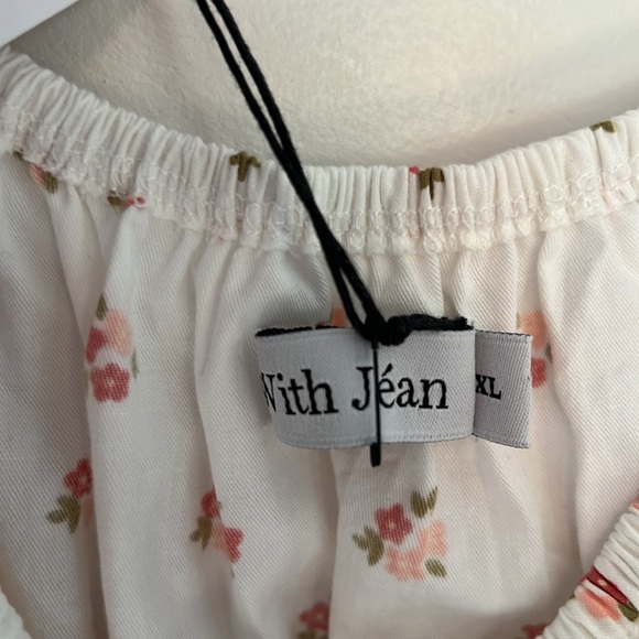 NWT With Jean Floral Mini Dress Size XL - Picture 6 of 10